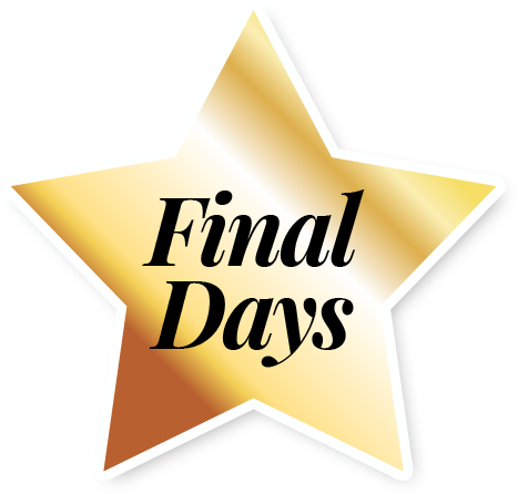Final Days sale banner, Classic Pianos Reno event. Don't miss exclusive deals on grand and upright pianos.