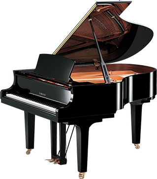 Yamaha C3X Grand Piano with polished ebony finish, showcasing premium craftsmanship and exceptional sound quality.
