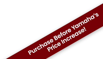 Limited-time offer banner for Yamaha pianos, urging customers to purchase before the price increase at Classic Pianos Reno.